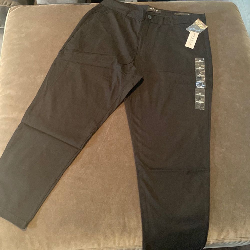 Pacsun Women’s Slim Tapered Pant Black 100% Cotton Size 33 NWT